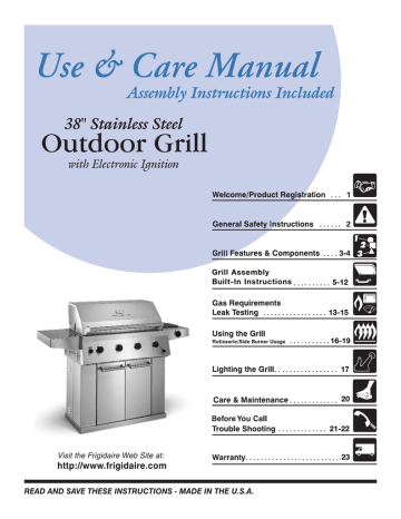 Frigidaire FD38HONGDC (NG) Grill Frigidaire FD38HONGDC (NG) Grill