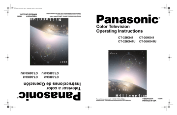 Panasonic CT-36HX41 36" TV Panasonic CT-36HX41 36" TV
