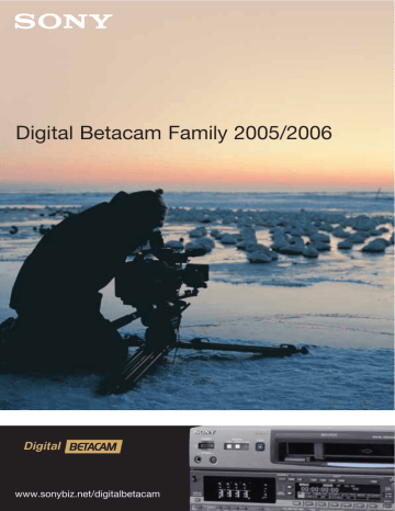 Sony Digital Betacam Cleaning Cassette Sony Digital Betacam Cleaning Cassette