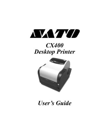 SATO CX400 Thermal Label Printer SATO CX400 Thermal Label Printer