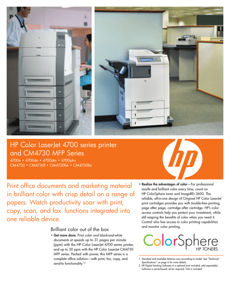 HP COLOUR LASERJET CM4730 F MFP Printer HP COLOUR LASERJET CM4730 F MFP Printer
