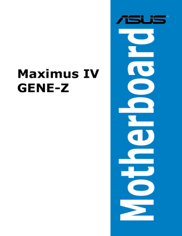 Maximus IV GENE-Z | Manualzz Maximus IV GENE-Z | Manualzz