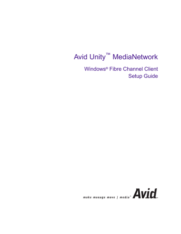 Installing the MediaNetwork Windows 2000 or Windows XP Client Software. Avid Unity MediaNetwork 3.2 | Manualzz Installing the MediaNetwork Windows 2000 or Windows XP Client Software. Avid Unity MediaNetwork 3.2 | Manualzz