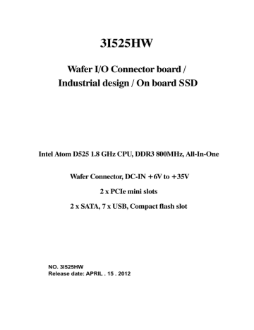 3I525HW - produktinfo.conrad.de 3I525HW - produktinfo.conrad.de