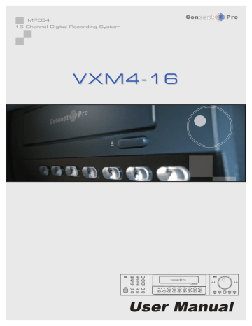 Concept Pro VXM4-8 User manual | Manualzz