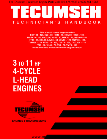 4-CYCLE L-HEAD ENGINES | Manualzz