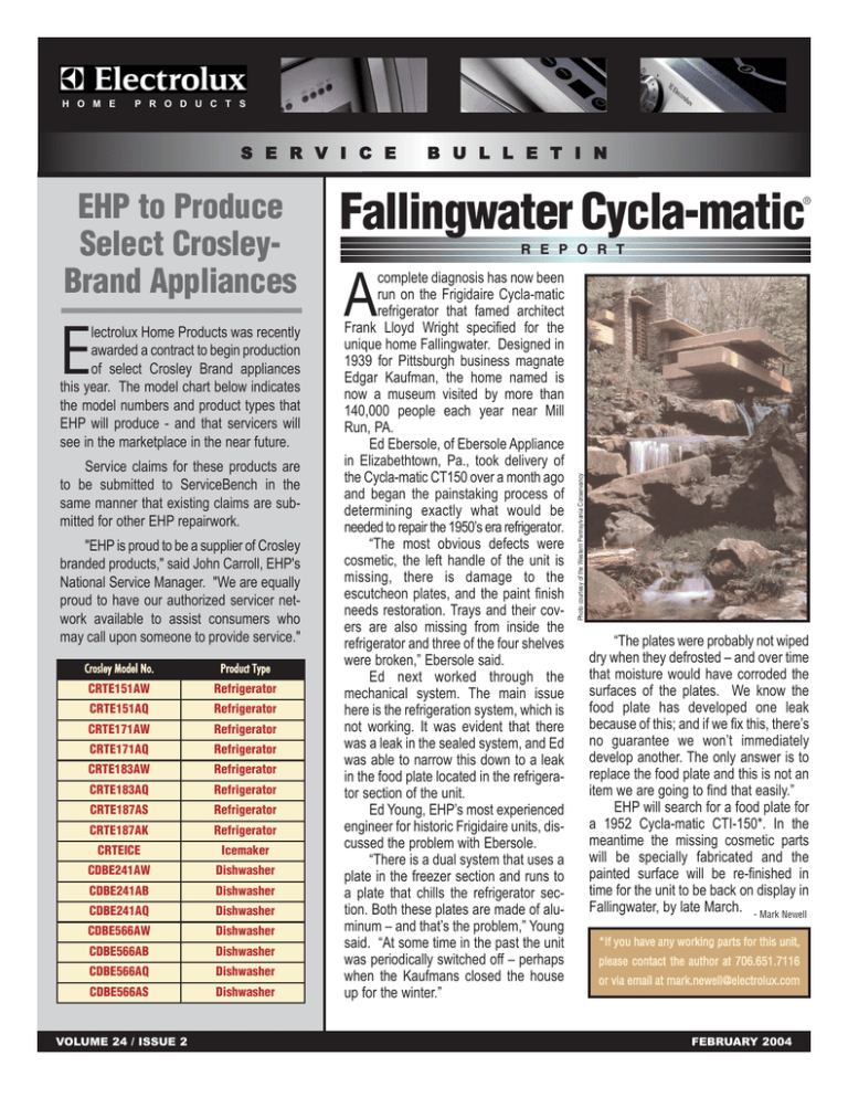 Revised Feb 04 Svc Bulletin.qxd Revised Feb 04 Svc Bulletin.qxd