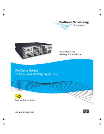 ProCurve Series 3500yl and 6200yl Switches Installation - ftp ProCurve Series 3500yl and 6200yl Switches Installation - ftp