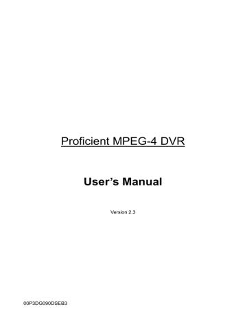 Proficient Audio Systems 00P3DG090DSEB3 User`s manual | Manualzz Proficient Audio Systems 00P3DG090DSEB3 User`s manual | Manualzz