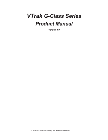 PROMISE Technology G1100 NAS Gateway Product Manual | Manualzz