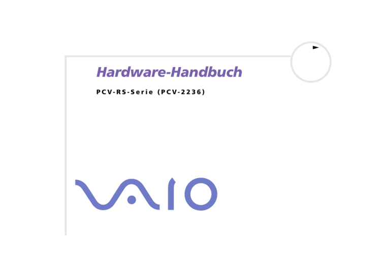 Sony PCV-RS306, PCV-RS302, PCV-RS304, PCV-RSM31, PCV-RS326, PCV-RS346, PCV-RS316, PCV-RS322E, PCV-RS314E, PCV-RS312E Owner's manual Sony PCV-RS306, PCV-RS302, PCV-RS304, PCV-RSM31, PCV-RS326, PCV-RS346, PCV-RS316, PCV-RS322E, PCV-RS314E, PCV-RS312E Owner's manual
