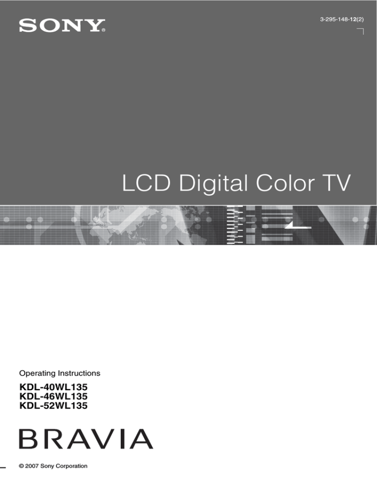 LCD Digital Color TV - Manuals, Specs & Warranty LCD Digital Color TV - Manuals, Specs & Warranty