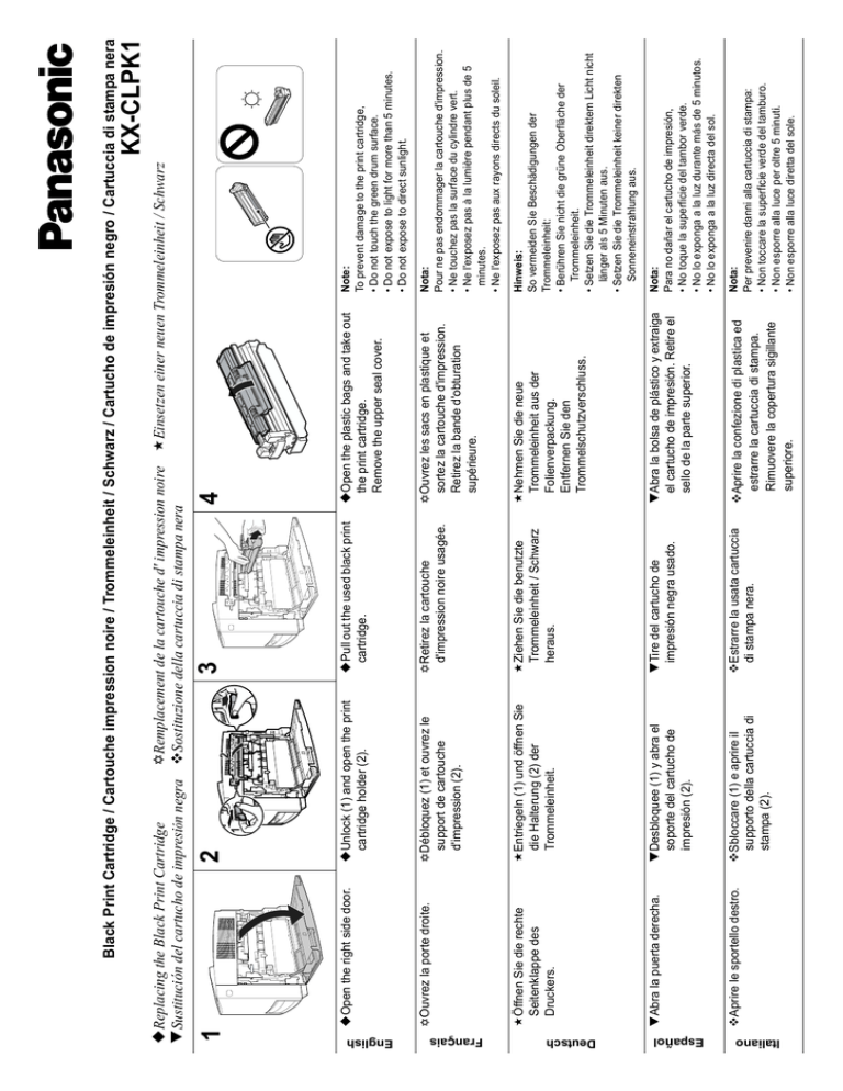 Panasonic KX-CLPK1 Setup guide Panasonic KX-CLPK1 Setup guide