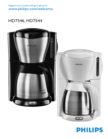 Philips HD7544, HD7546 User manual Philips HD7544, HD7546 User manual