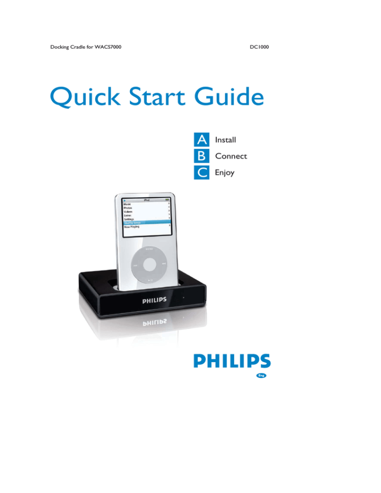 Philips DC1000 Specification Philips DC1000 Specification