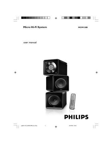 Philips MCM128B Micro Hi-Fi System Specification | Manualzz
