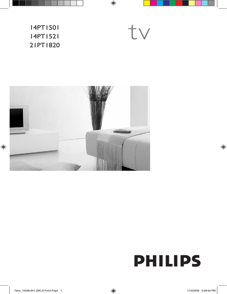 Philips 14PT1501 User manual Philips 14PT1501 User manual