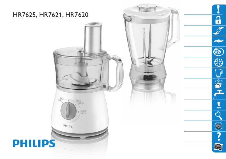 Philips HR7625, HR7621, 7625, HR7620 User manual Philips HR7625, HR7621, 7625, HR7620 User manual