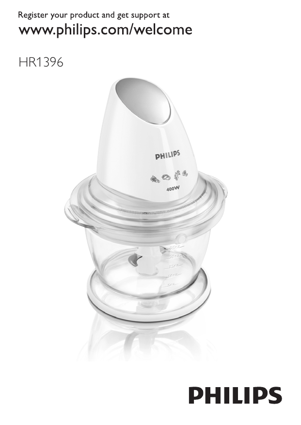 Philips HR1396/80 User manual Philips HR1396/80 User manual