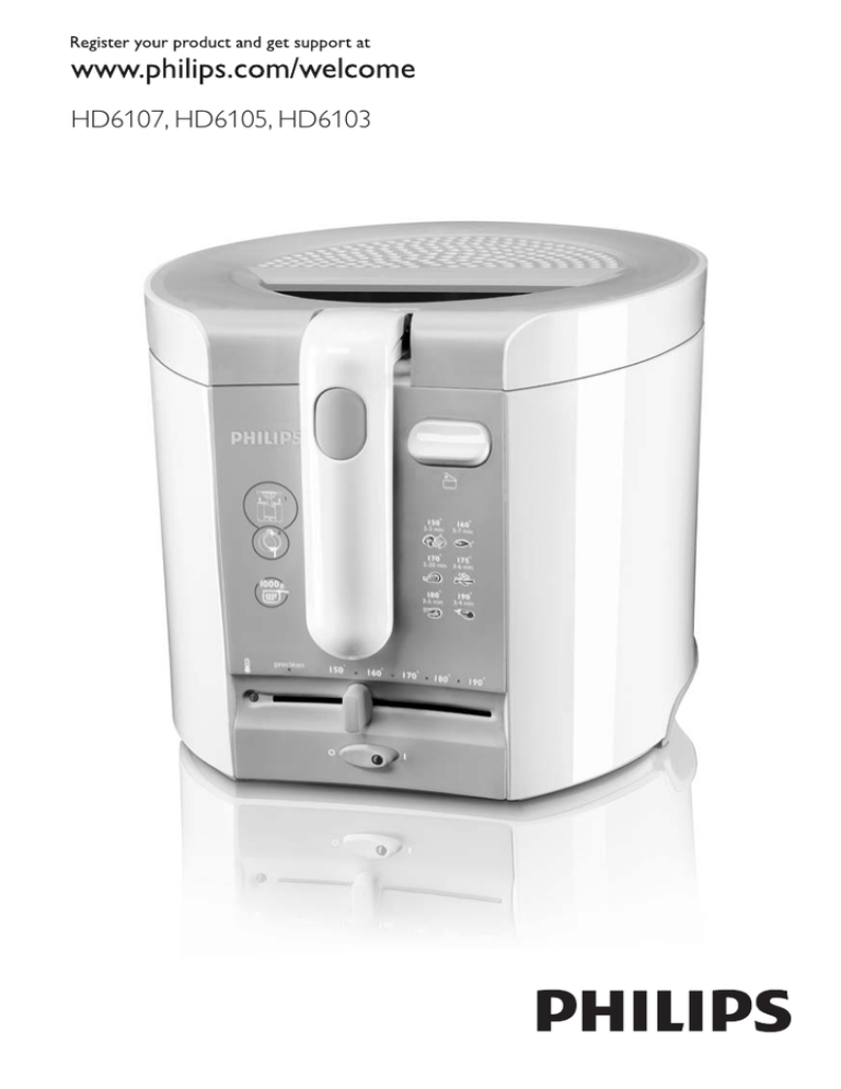 Philips HD6107 User manual Philips HD6107 User manual