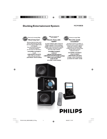 Philips MCM108DB Owner's manual Philips MCM108DB Owner's manual