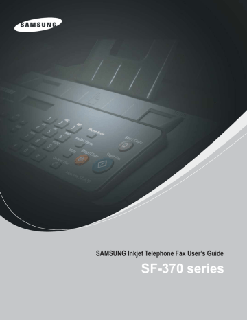 Samsung SF-370 Series, SF-375TP Buy 2 Get 1 Free Kit, SF-370, SF-375TP, SF-371P User manual Samsung SF-370 Series, SF-375TP Buy 2 Get 1 Free Kit, SF-370, SF-375TP, SF-371P User manual