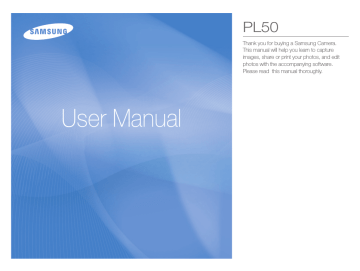 Samsung PL50, SL202 - Digital Camera - Compact, SAMSUNG PL50, EC-SL202PBP, EC-SL202SBP User manual Samsung PL50, SL202 - Digital Camera - Compact, SAMSUNG PL50, EC-SL202PBP, EC-SL202SBP User manual
