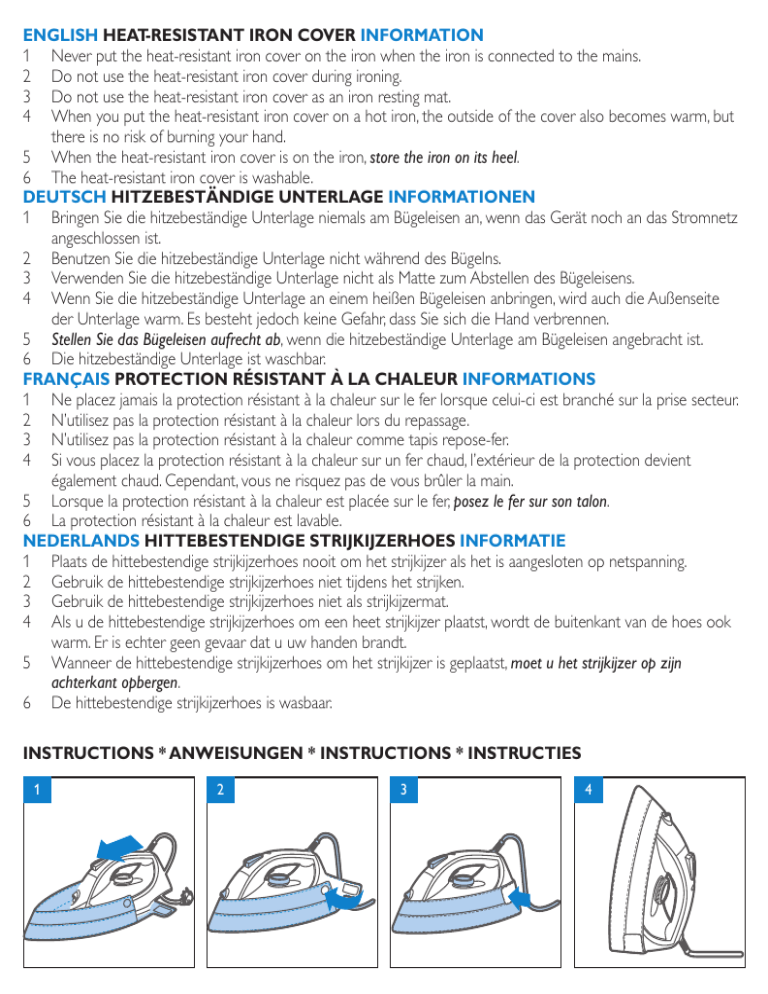 Philips GC010/00, GC015/00, Accessories Garment Care HV, GC010/01 User manual Philips GC010/00, GC015/00, Accessories Garment Care HV, GC010/01 User manual