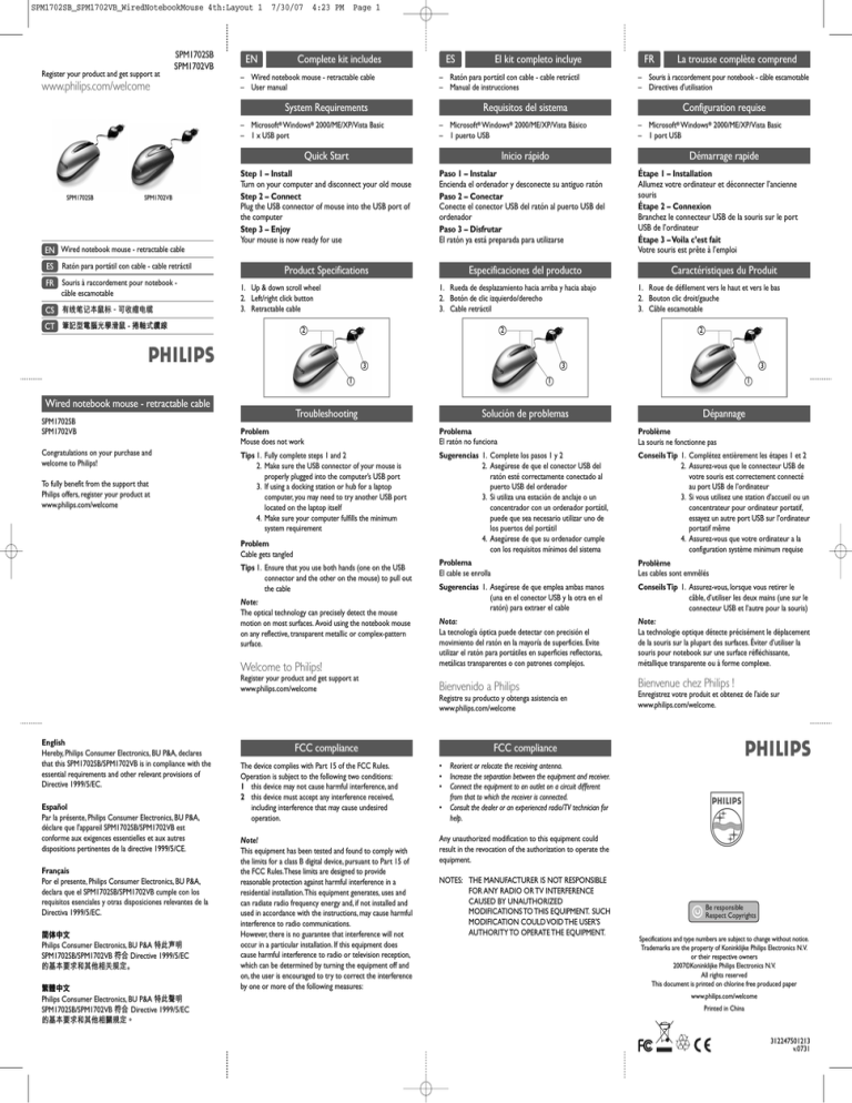 Philips SPM1702SB/97, SPM1702VB/97, SPM1702SB/96, SPM1702SB, SPM1702VB/96, SPM1702VB, SPM1702VB/27, SPM1702SB/27 User manual Philips SPM1702SB/97, SPM1702VB/97, SPM1702SB/96, SPM1702SB, SPM1702VB/96, SPM1702VB, SPM1702VB/27, SPM1702SB/27 User manual