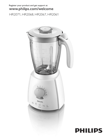 Philips HR2067/56 User manual Philips HR2067/56 User manual