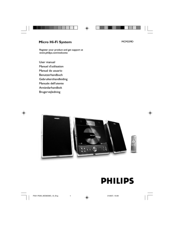 Philips MCM239D/12 User manual Philips MCM239D/12 User manual