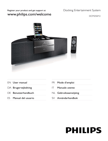 Philips DCM250/12, DCM250 User manual Philips DCM250/12, DCM250 User manual