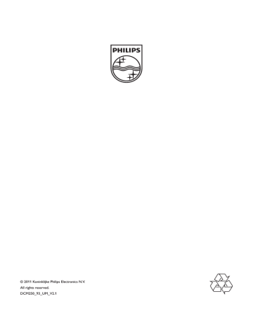 Philips DCM250, DCM250/93 User manual Philips DCM250, DCM250/93 User manual