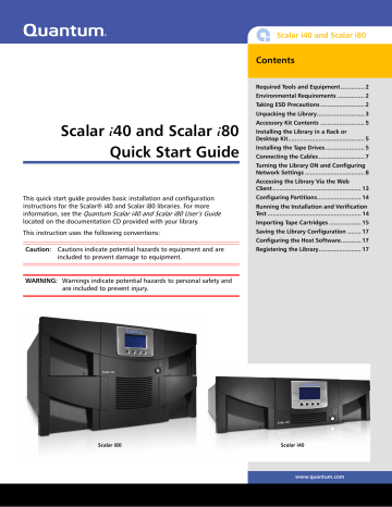 Quantum Scalar i80 User's Guide | Manualzz Quantum Scalar i80 User's Guide | Manualzz