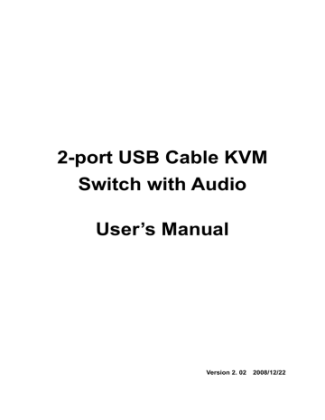 Longshine LCS-K602, LCS-K602-A User's manual Longshine LCS-K602, LCS-K602-A User's manual