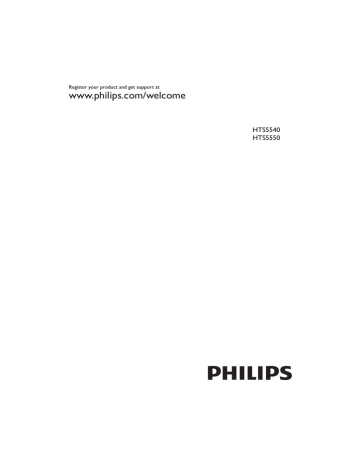 Philips HTS5540 User manual | Manualzz