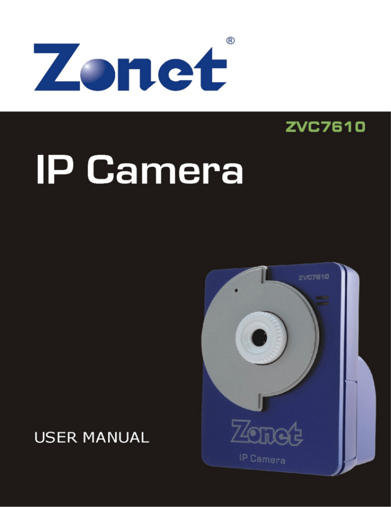 Zonet ZVC7610 User manual Zonet ZVC7610 User manual
