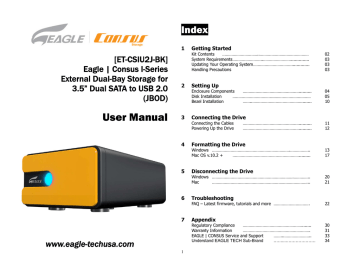 Eagle ET-CSIU2J-BK storage enclosure User manual | Manualzz