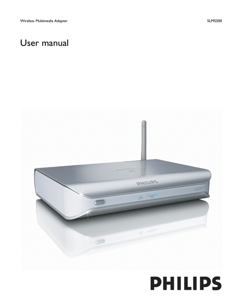 Philips SLM5500/05, SLM5500 User manual Philips SLM5500/05, SLM5500 User manual