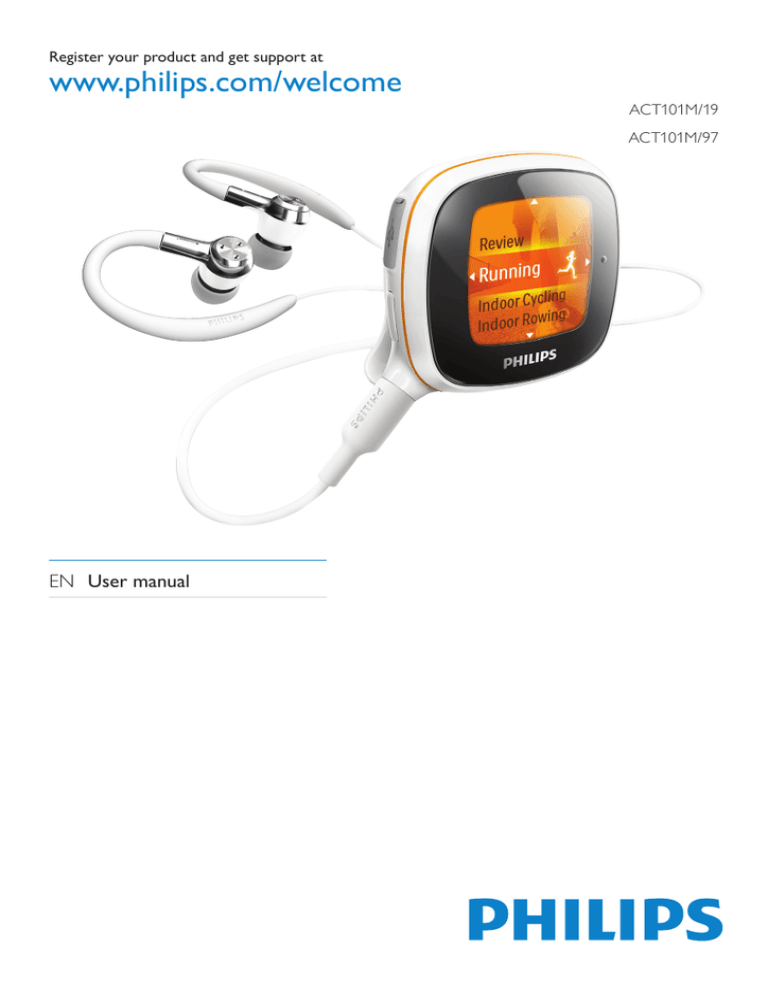 Philips ACT101M/97, ACT101M User manual Philips ACT101M/97, ACT101M User manual