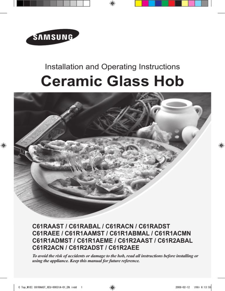 Samsung C61R2AEE Operating instructions Samsung C61R2AEE Operating instructions