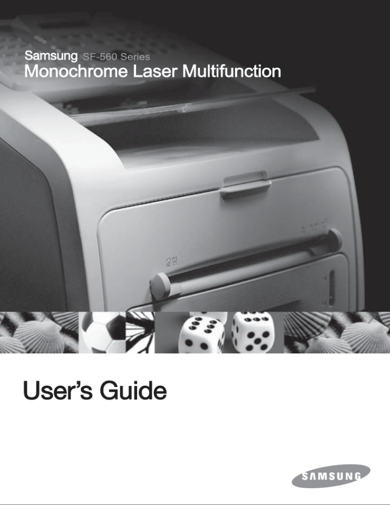 Samsung SCX-5315F, SF-560R, SF-560, CF-560R, SF 565P - Monochrome Laser Printer, SF-560P, SF SF-560, SF-560 Series, SF 560R - ELECTRONICS , INC. Laser Fax/Copier User manual Samsung SCX-5315F, SF-560R, SF-560, CF-560R, SF 565P - Monochrome Laser Printer, SF-560P, SF SF-560, SF-560 Series, SF 560R - ELECTRONICS , INC. Laser Fax/Copier User manual