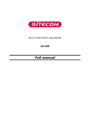Sitecom LN-309 User's manual | Manualzz Sitecom LN-309 User's manual | Manualzz