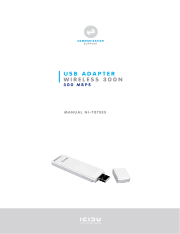 ICIDU Wireless USB Adapter 300N User manual | Manualzz