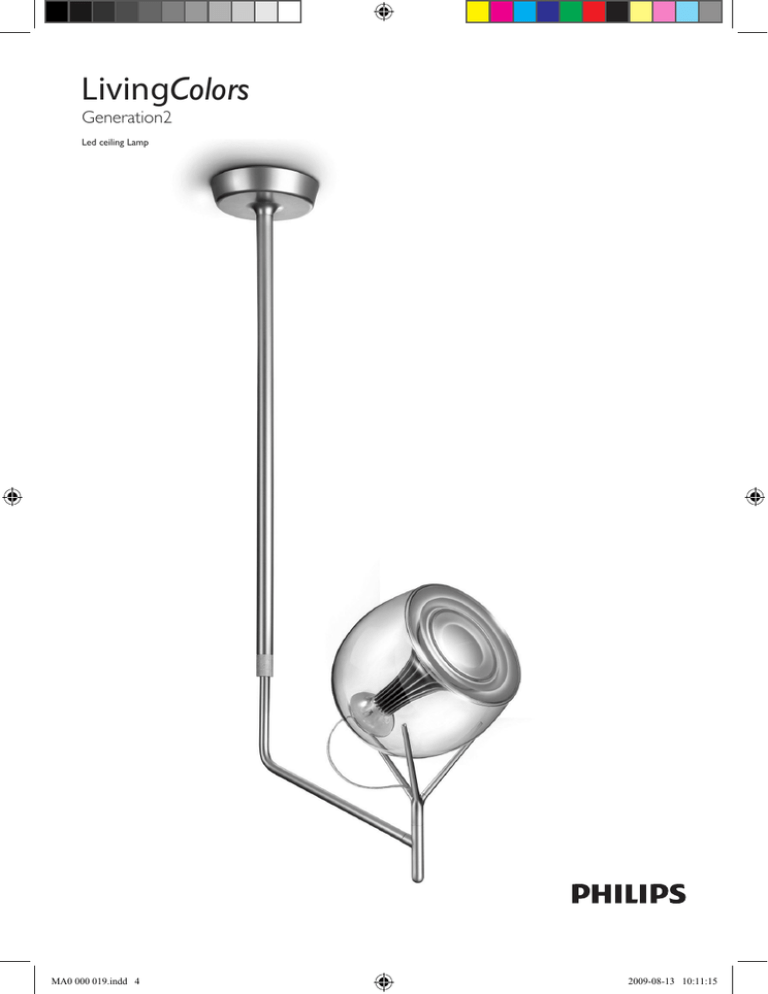 Philips 6914630PH, 6914648PH, LivingColors Specification Philips 6914630PH, 6914648PH, LivingColors Specification