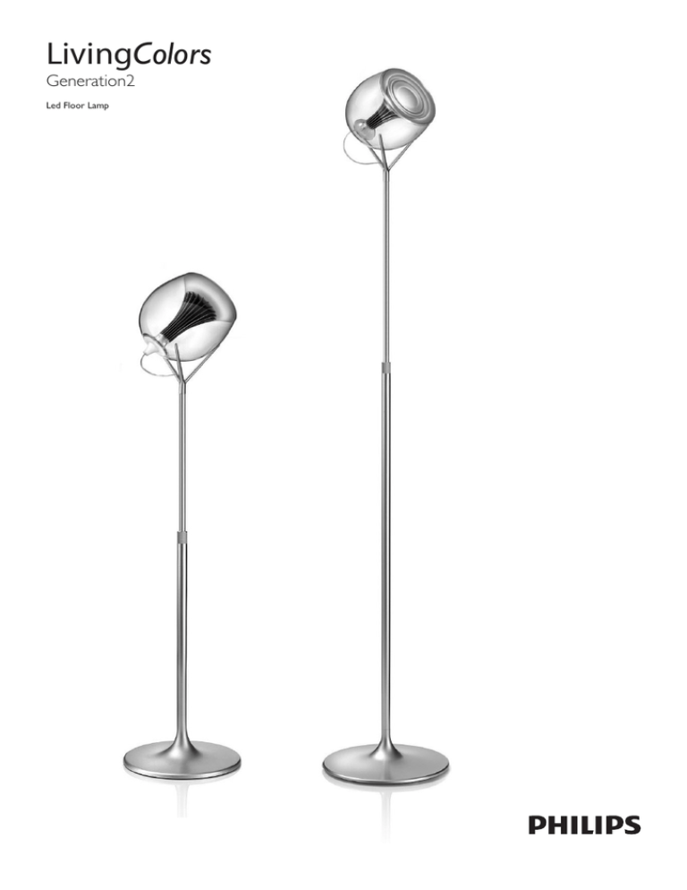 Philips LivingColors LED, 6914848PH, 6914830PU, 6914848PU, 6914748PH, 6914830PH, 6914730PH, LivingColors, 6914748PU, 6914730PU User manual Philips LivingColors LED, 6914848PH, 6914830PU, 6914848PU, 6914748PH, 6914830PH, 6914730PH, LivingColors, 6914748PU, 6914730PU User manual