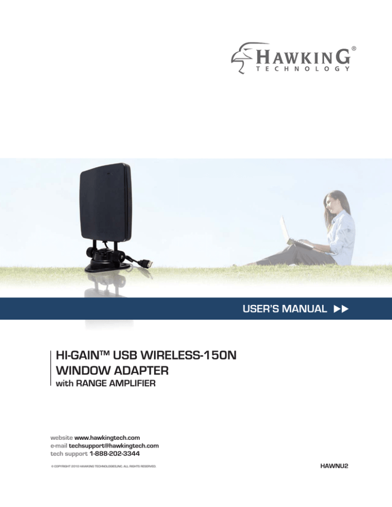 Hawking Technologies HAWNU2 User manual Hawking Technologies HAWNU2 User manual