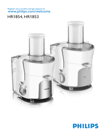 Philips HR1853 User manual Philips HR1853 User manual