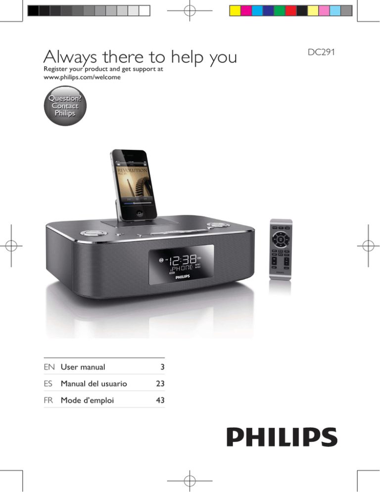 Philips DC291/37 User manual Philips DC291/37 User manual