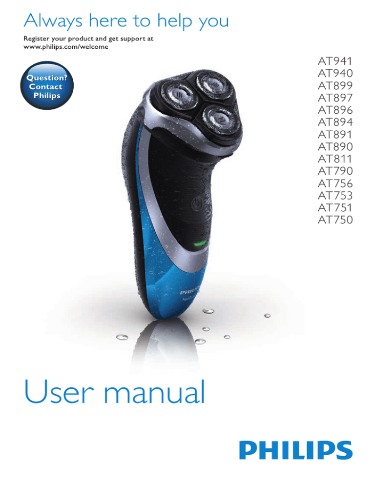 Philips AT941, AT940/20, AT899/16, AT790, AT897, AT890, AT891, AT753/20, AT750, AT896 User manual Philips AT941, AT940/20, AT899/16, AT790, AT897, AT890, AT891, AT753/20, AT750, AT896 User manual